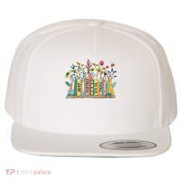 8647 Foxtrots Deltas Tangos Book Flower Wool Snapback Cap