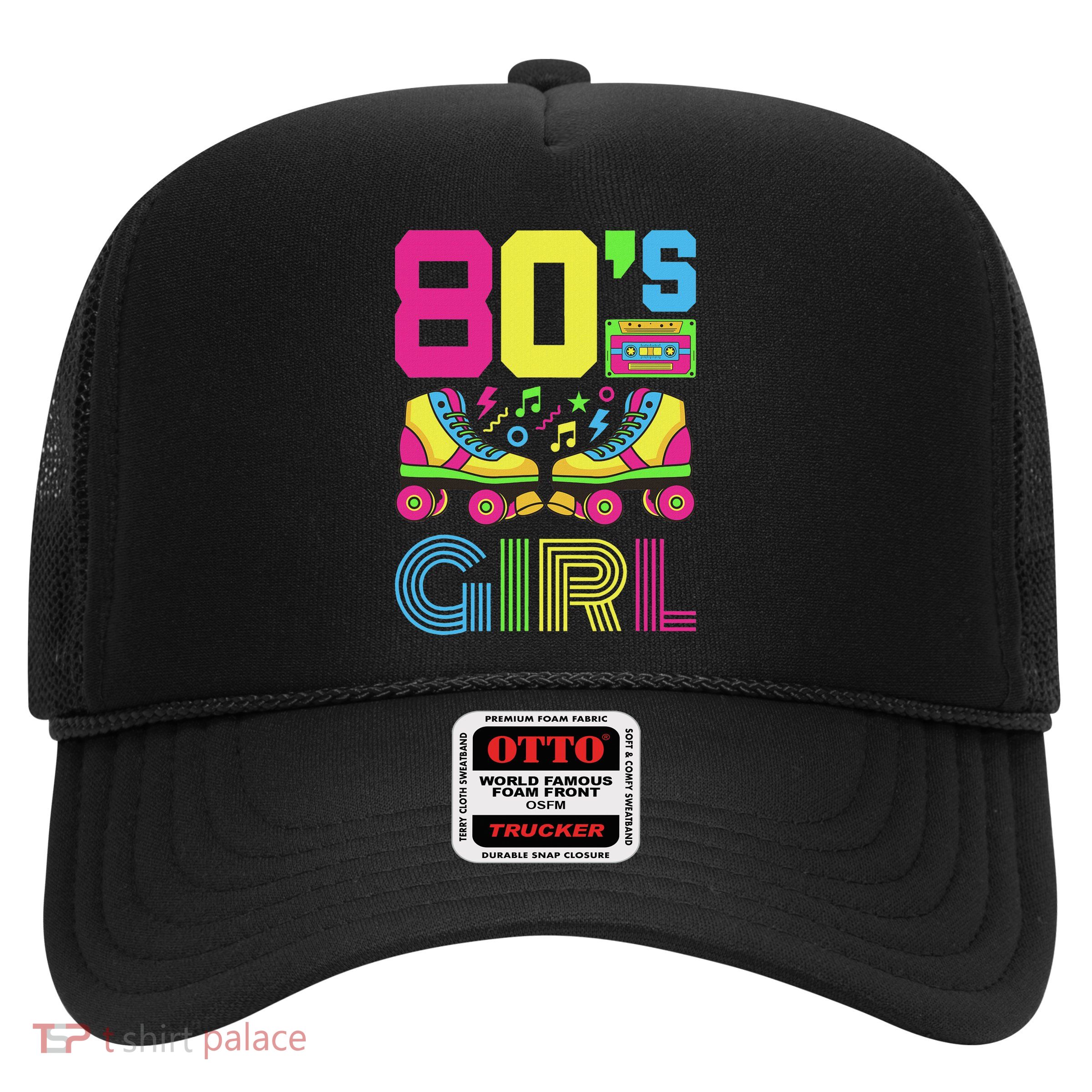 80s Girl 1980s Fashion Theme Party Outfit Eighties Costume Trucker Hat