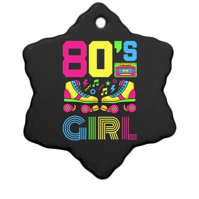 80s Girl 1980s Fashion Theme Party Outfit Eighties Ceramic Star Ornament