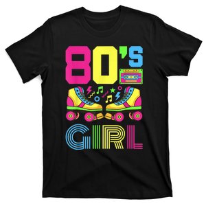 80s Girl 1980s Fashion Theme Party Outfit Eighties Costume T-Shirt