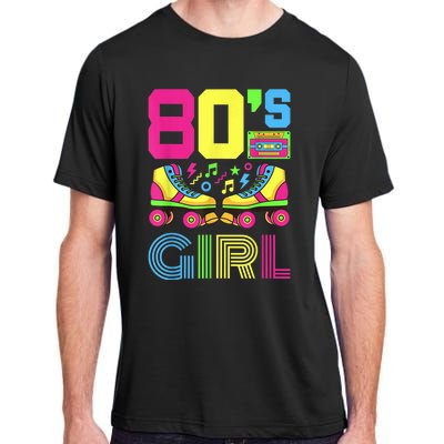 80s Girl 1980s Fashion Theme Party Outfit Eighties Costume Adult ChromaSoft Performance T-Shirt