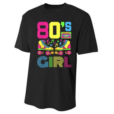 80s Girl 1980s Fashion Theme Party Outfit Eighties Costume Performance Sprint T-Shirt