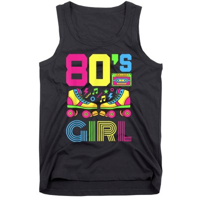 80s Girl 1980s Fashion Theme Party Outfit Eighties Costume Tank Top