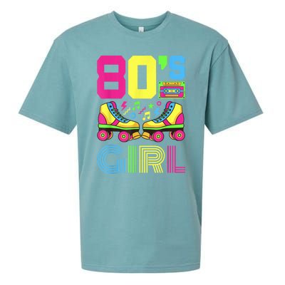 80s Girl 1980s Fashion Theme Party Outfit Eighties Costume Sueded Cloud Jersey T-Shirt