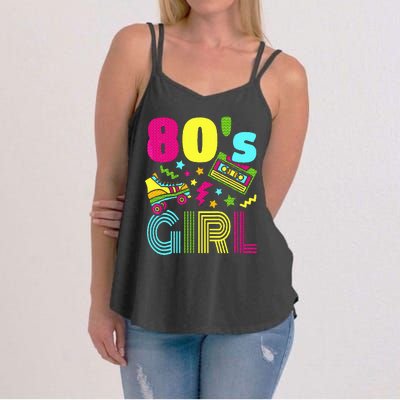 80s Girl 1980s Theme Party 80s Costume Outfit Women's Strappy Tank