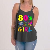 80S Girl Birthday Party Costume Retro Women's Strappy Tank