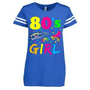 80S Girl Birthday Party Costume Retro Enza Ladies Jersey Football T-Shirt