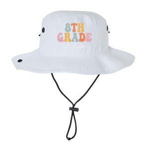 8Th Grade Crew Retro Groovy Happy First Day Of School Gift Legacy Cool Fit Booney Bucket Hat