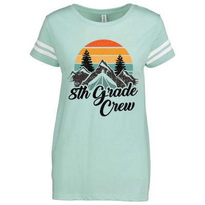 8th Grade Crew Back To School After Camping Trip Love Camp Enza Ladies Jersey Football T-Shirt