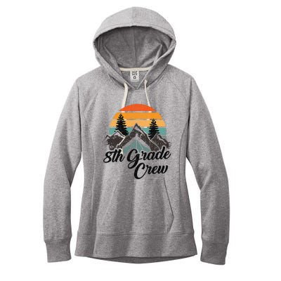 8th Grade Crew Back To School After Camping Trip Love Camp Women's Fleece Hoodie