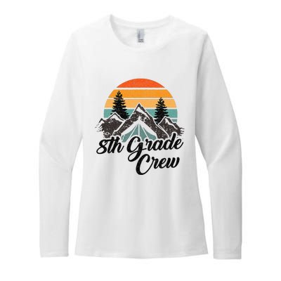 8th Grade Crew Back To School After Camping Trip Love Camp Womens CVC Long Sleeve Shirt