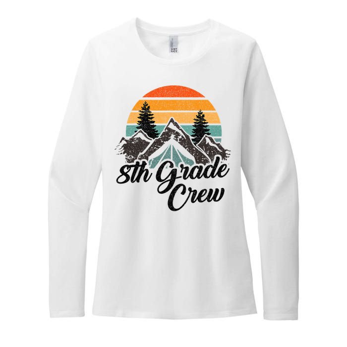 8th Grade Crew Back To School After Camping Trip Love Camp Womens CVC Long Sleeve Shirt