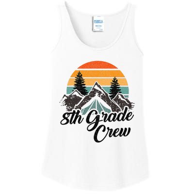 8th Grade Crew Back To School After Camping Trip Love Camp Ladies Essential Tank