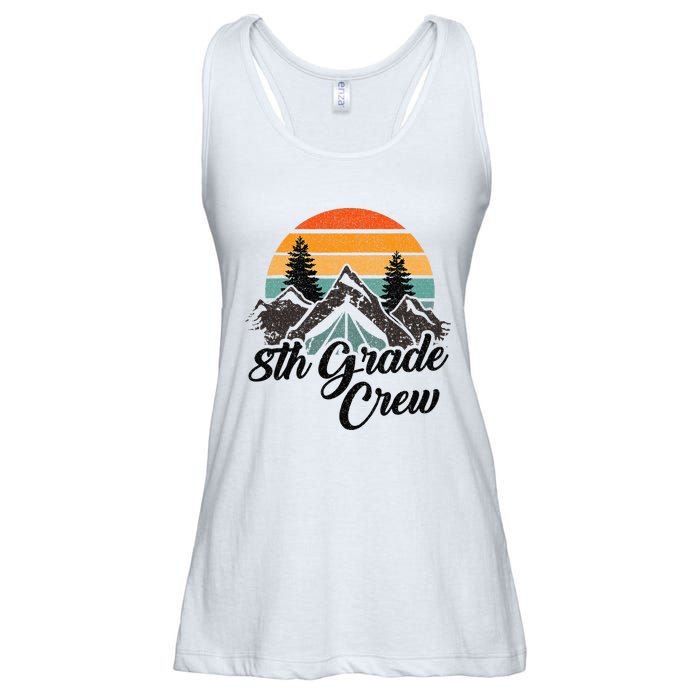 8th Grade Crew Back To School After Camping Trip Love Camp Ladies Essential Flowy Tank