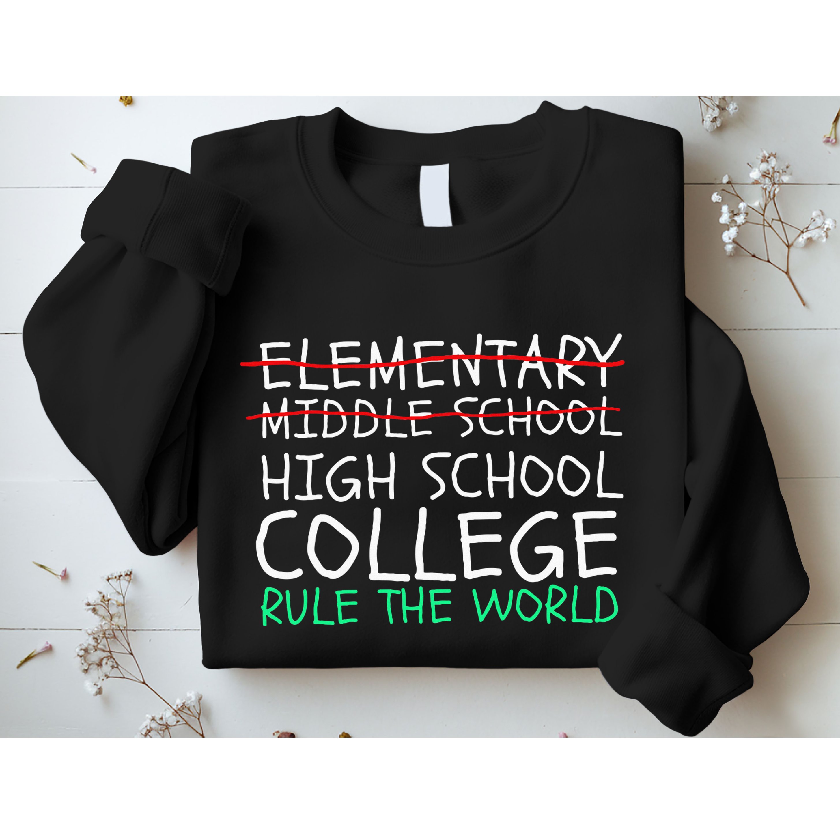 8th Grade Graduation Hilarious Middle School Memories Sweatshirt