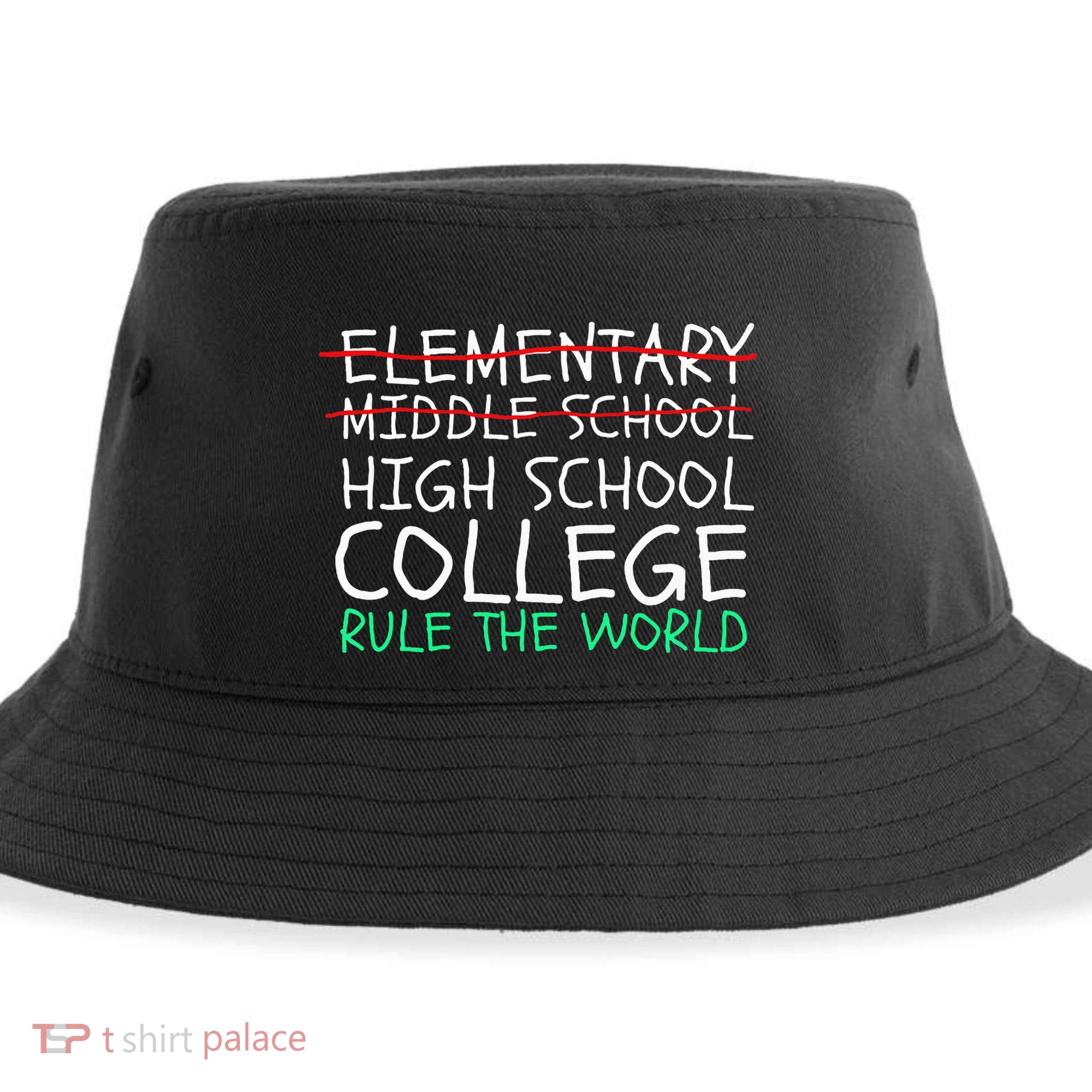 8th Grade Graduation Hilarious Middle School Memories Sustainable Bucket Hat