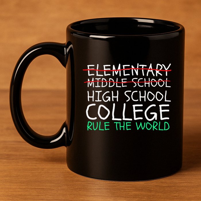 8th Grade Graduation Hilarious Middle School Memories 11oz C Handle Ceramic Mug