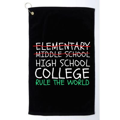 8th Grade Graduation Hilarious Middle School Memories Golf Towel