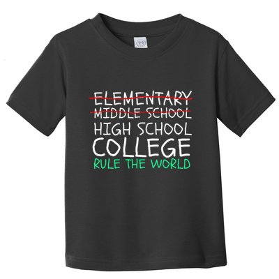 8th Grade Graduation Hilarious Middle School Memories Toddler T-Shirt