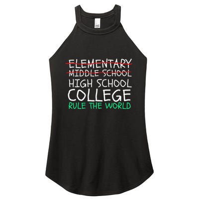 8th Grade Graduation Hilarious Middle School Memories Women's Perfect Tri Rocker Tank