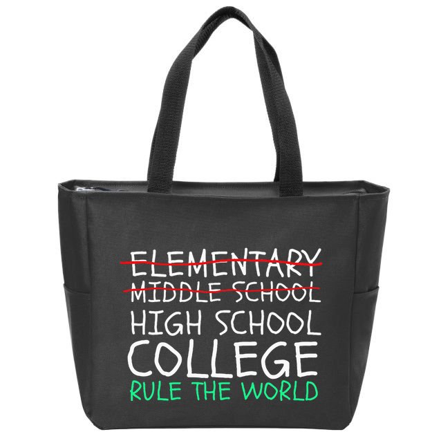 8th Grade Graduation Hilarious Middle School Memories Zip Tote Bag
