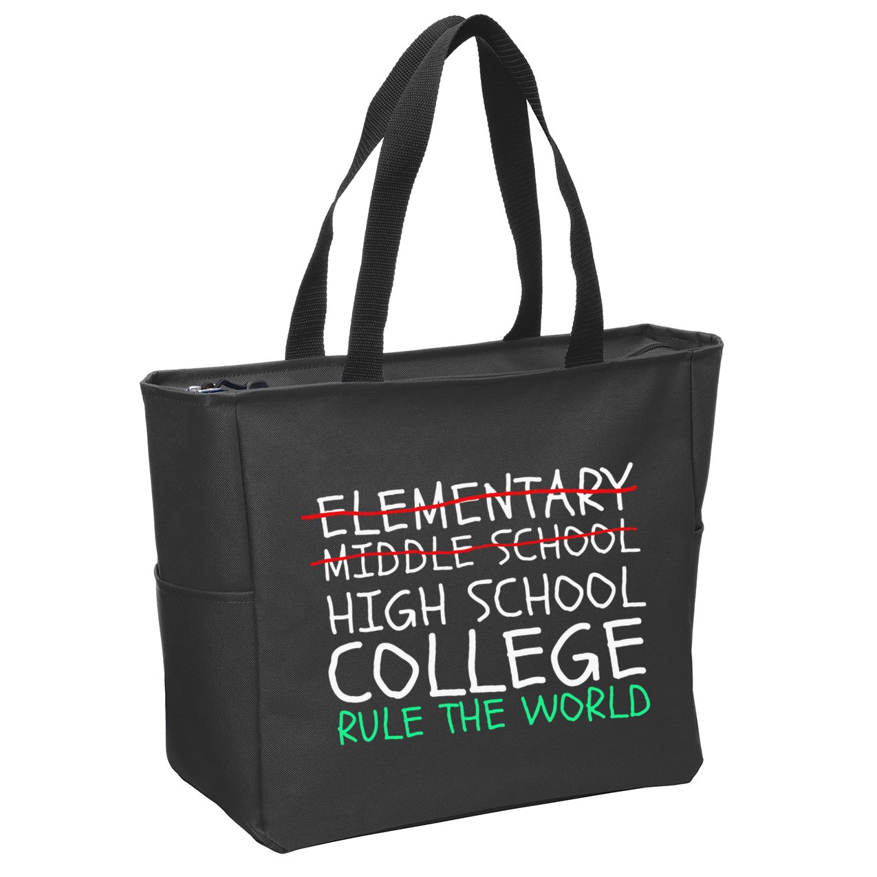 8th Grade Graduation Hilarious Middle School Memories Zip Tote Bag