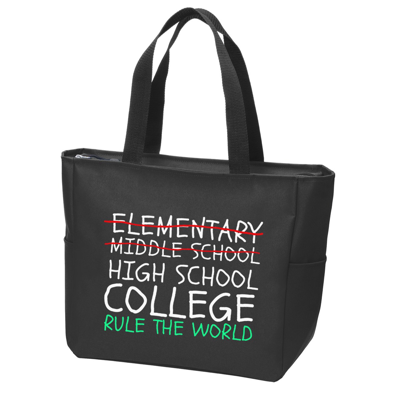 8th Grade Graduation Hilarious Middle School Memories Zip Tote Bag