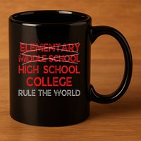 8th Grade Graduation Funny Middle School Graduation 11oz C Handle Ceramic Mug