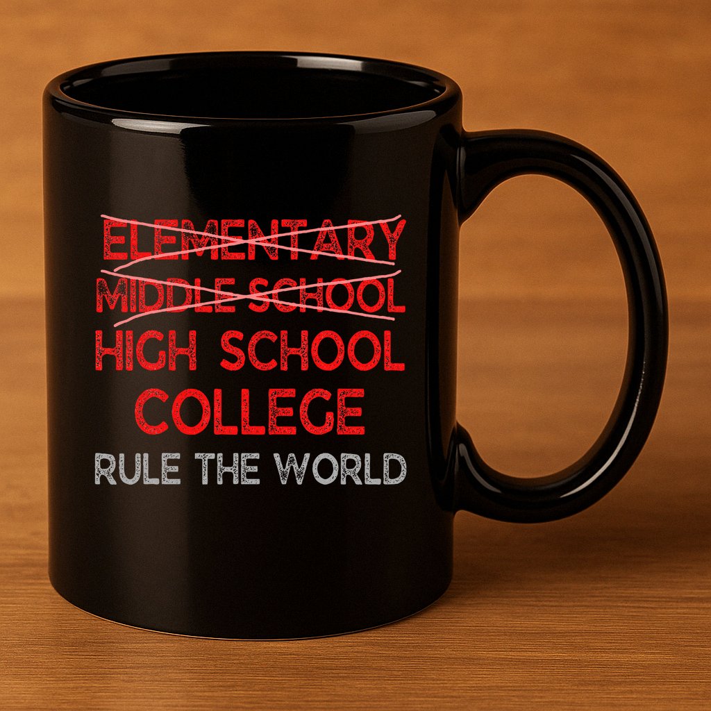 8th Grade Graduation Funny Middle School Graduation 11oz C Handle Ceramic Mug