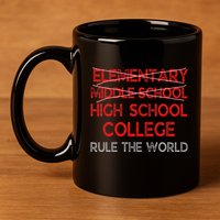 8th Grade Graduation Funny Middle School Graduation 11oz C Handle Ceramic Mug