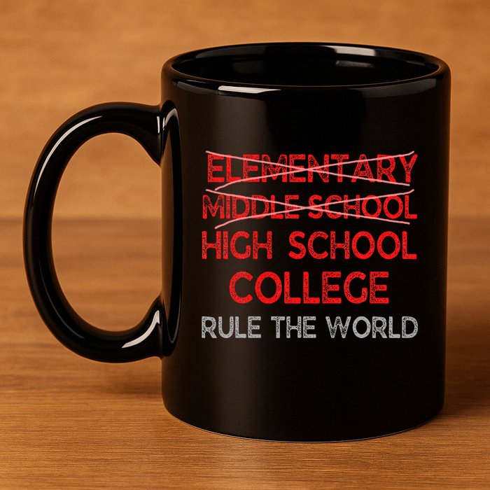 8th Grade Graduation Funny Middle School Graduation 11oz C Handle Ceramic Mug