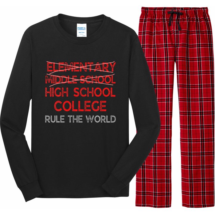 8th Grade Graduation Funny Middle School Graduation Long Sleeve Pajama Set