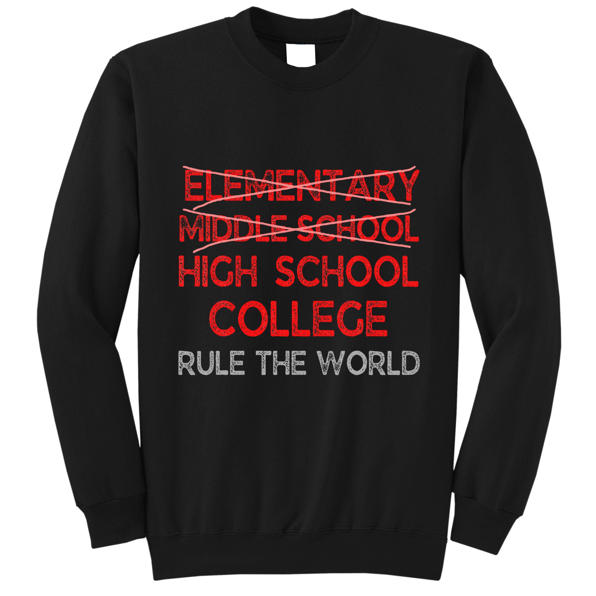 8th Grade Graduation Funny Middle School Graduation Tall Sweatshirt