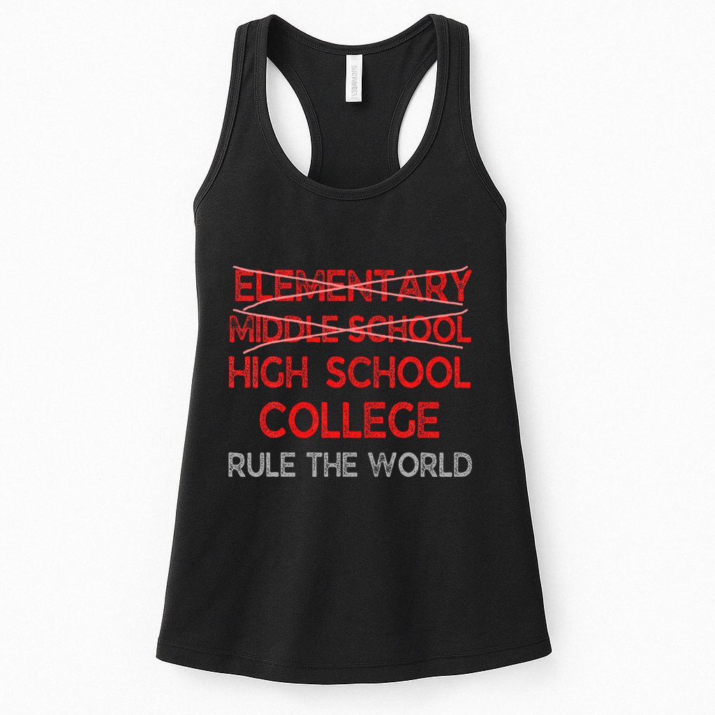 8th Grade Graduation Funny Middle School Graduation Womens Tank Top