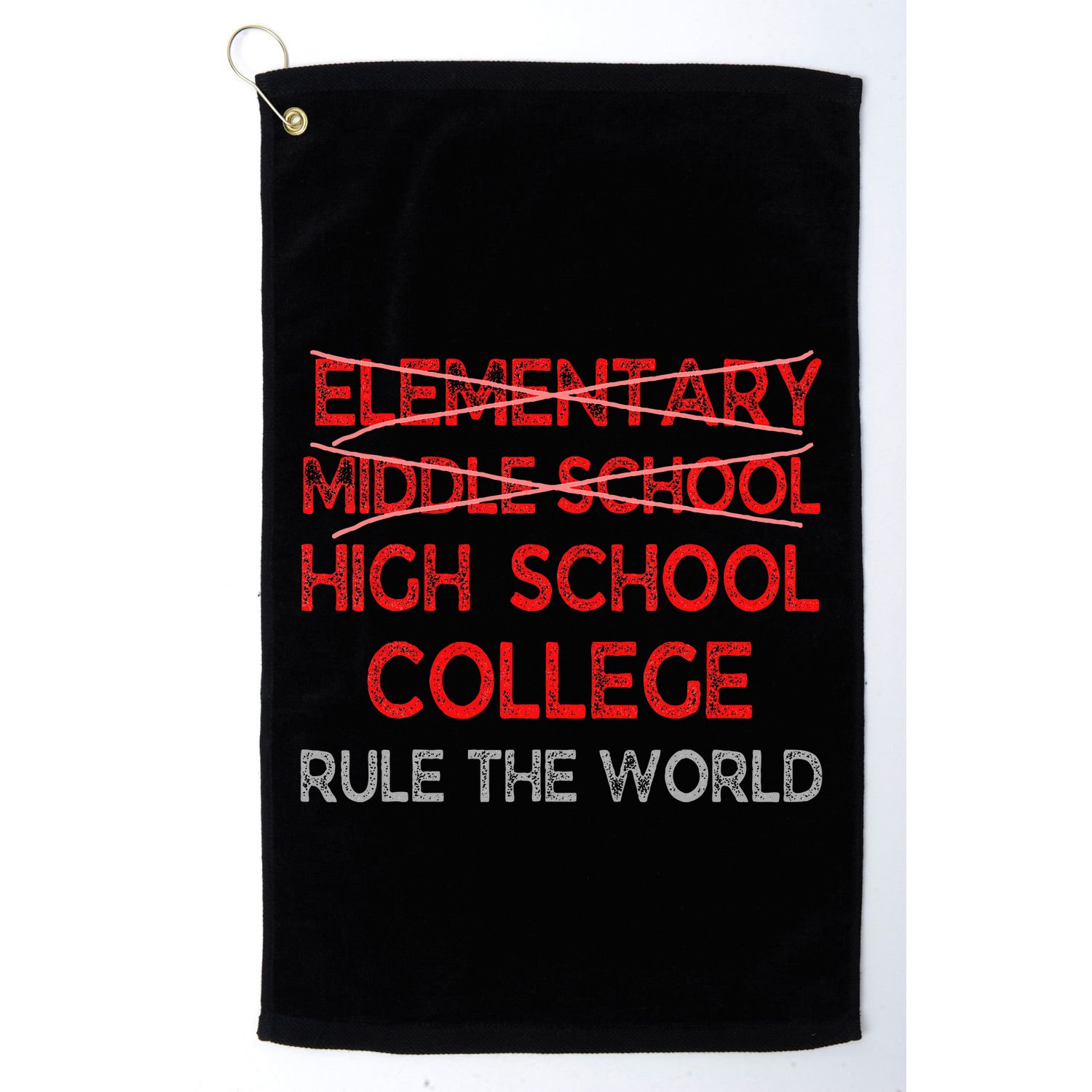 8th Grade Graduation Funny Middle School Graduation Golf Towel