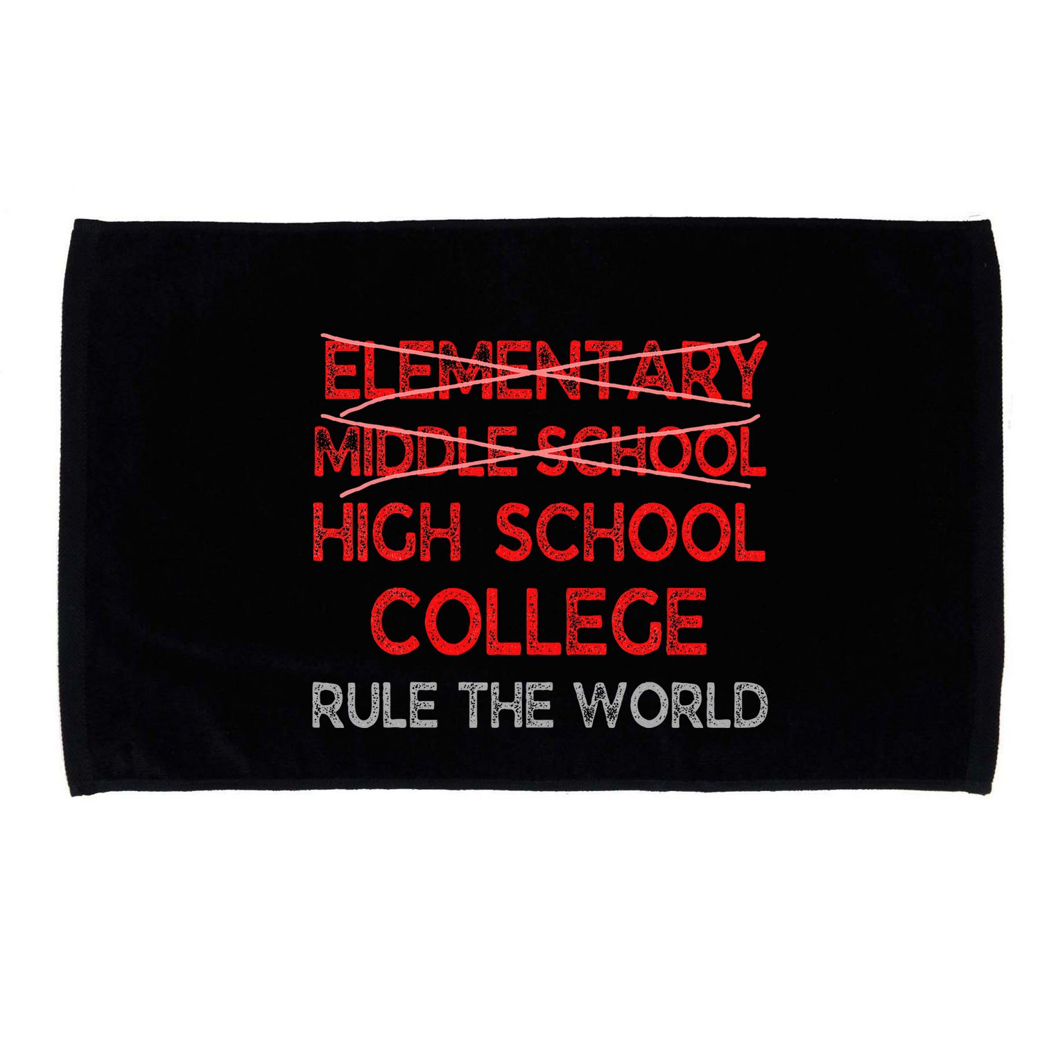 8th Grade Graduation Funny Middle School Graduation Microfiber Hand Towel