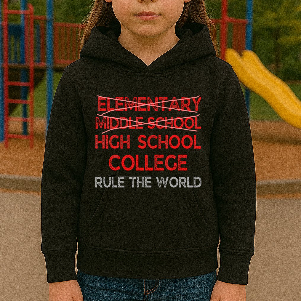 8th Grade Graduation Funny Middle School Graduation Kids Hoodie