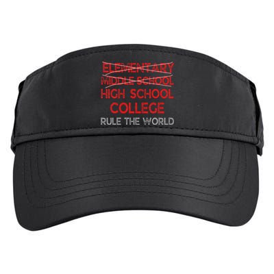 8th Grade Graduation Funny Middle School Graduation Adult Drive Performance Visor