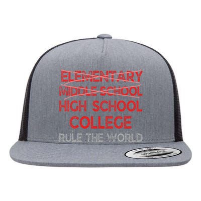 8th Grade Graduation Funny Middle School Graduation Flat Bill Trucker Hat