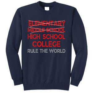 8th Grade Graduation Funny Middle School Graduation Tall Sweatshirt