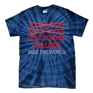 8th Grade Graduation Funny Middle School Graduation Tie-Dye T-Shirt