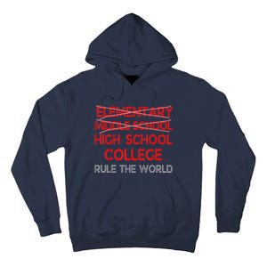 8th Grade Graduation Funny Middle School Graduation Tall Hoodie