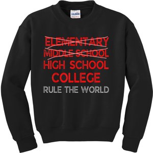 8th Grade Graduation Funny Middle School Graduation Kids Sweatshirt