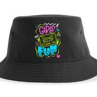 80's Girl Just Wanna Have Fun Nostalgia 1980s Sustainable Bucket Hat