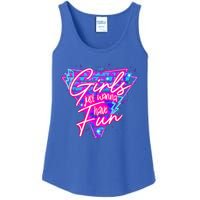 80s Girl Just Wanna Have Fun Nostalgia 1980s Ladies Essential Tank