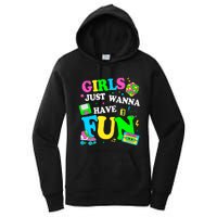 80S Girl Just Wanna Have Fun 1980s Girl Women's Pullover Hoodie