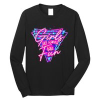 80s Girl Just Wanna Have Fun Nostalgia 1980s Long Sleeve Shirt