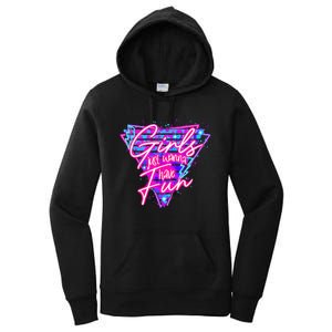 80s Girl Just Wanna Have Fun Nostalgia 1980s Women's Pullover Hoodie