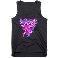 80s Girl Just Wanna Have Fun Nostalgia 1980s Tank Top