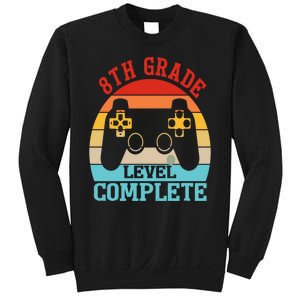 8th Grade Level Complete Last Day Of School Graduation Sweatshirt